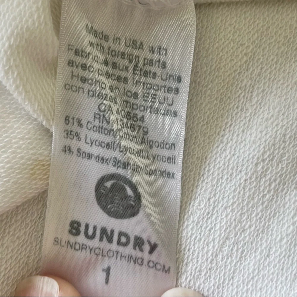 Sundry Lemon Graphic Long Sleeve Customized Tee Size 1/Small Novelty Fun Summer - Picture 5 of 9